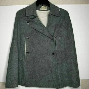 Country Place Gray Wool Cape Jacket